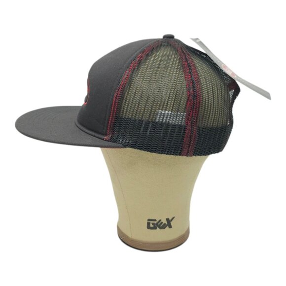 Peterbilt Embroidered Logo Mesh Snapback Cap Trucker Baseball Hat Flat Brim NEW - Picture 11 of 14